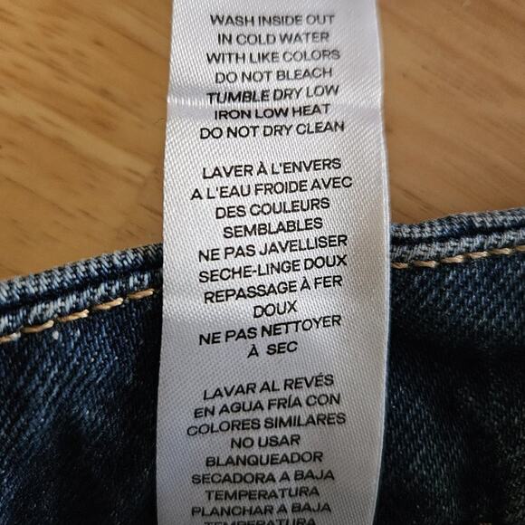 Good American Good Boy Fray Hem Straight Jeans - size 2 /26 - NWT - Picture 10 of 12